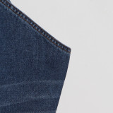 Irregular, washed, exaggerated big pocket, split, baby skirt
