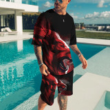 The Lion King Summer Streetwear Men's Outfit Sportswear Oversized 3d Printed T-Shirt Shorts Men's T-Shirt Fashion Outfit