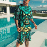 The Lion King Summer Streetwear Men's Outfit Sportswear Oversized 3d Printed T-Shirt Shorts Men's T-Shirt Fashion Outfit