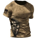 Men Vintage Motorcycle T Shirt 3d Print Casual Short Sleeve Loose Oversized Tshirts For Men Sweatshirt Men's Top Clothing Camise