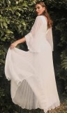 Deep V, long sleeve dress, dress