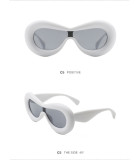 Wide edge, one-piece sunglasses, sunglasses