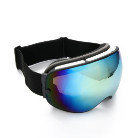 Adult ski goggles, large spherical glasses, double-layer anti fog