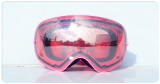 Adult ski goggles, large spherical glasses, double-layer anti fog