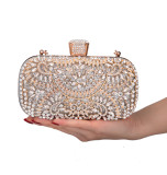 Handbag, diamond inlaid, banquet handbag, dress evening bag