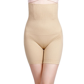 High waist and hip lifting, abdominal pants, flat angle shaping, underwear, plus size