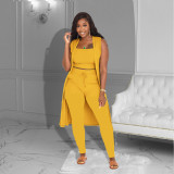 Pit strip, trousers, three piece suit