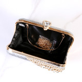 Handbag, diamond inlaid, banquet handbag