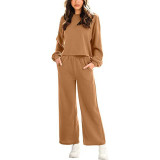 Comfortable, casual, solid color suit