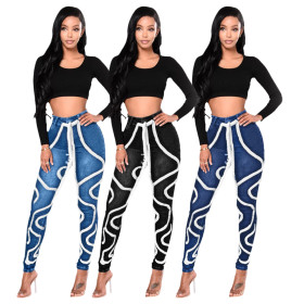 Plush, elastic, washable denim