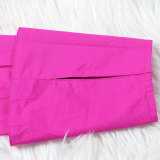 Deep V, side opening, slim fitting, dress, nightclub skirt