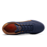 Men Shoes Leather Sneakers Trend Casual Shoe Italian Breathable Leisure Male Sneakers Non-slip Footwear Men Vulcanized Shoes