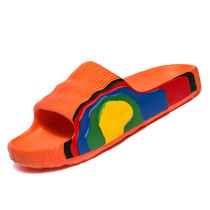Summer Men Slippers Women Outdoor Beach Shoes Thick Bottom Indoor Slippers Bathroom Non-slip Sandals 2022 New Flip Flops Men