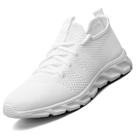 Men's Casual Shoes 2023 Trend Light Sneaker White Large Size Outdoor Breathable Mesh Fashion Sports Black Running Tennis Shoes