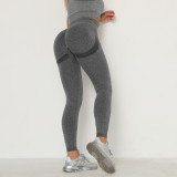 Seamless yoga pants, hip up, breathable yoga suit, tight high waist, sports fitness pants