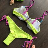 Pit strip, split bikini, swimsuit