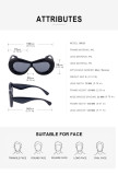 One-piece sunglasses, glasses