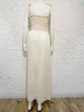 Slim fit, corset, jacquard, suspender skirt, dress