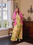 Gown, printed, ironed dress, Middle East