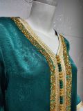 Middle East dress, hot diamond ribbon, lace, Dubai Muslim fashion gown