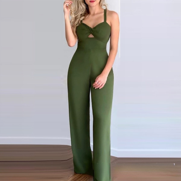 Hollow out, sling, jumpsuit