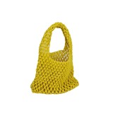 Cotton rope, hand-woven, handbag, fishing net bag, beach bag