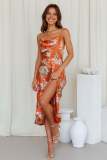 Satin, halter dress, hip dress