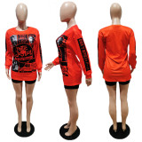 Printed Fashion Two Piece Set