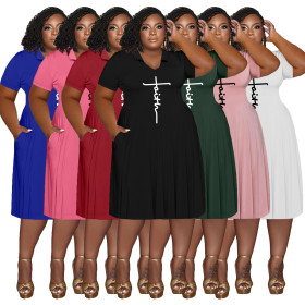 Large Dress Casual Fashion Polo Solid