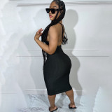 Cross Strap Casual Dress