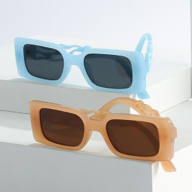 Box Personalized Sunglasses Jelly Tone Sunglasses