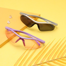 All-in-one windproof colorful sunglasses and eye protection glasses