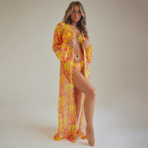 Three piece bikini split women's swimsuit