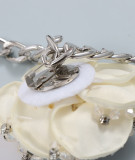 Diamond Camellia Flower Waist Chain