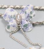 Butterfly patterned elegant waist chain belt