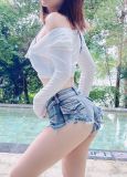 Denim shorts, super shorts, hot pants, casual