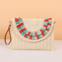 Colorful papyrus handbag shoulder bag