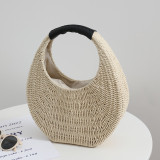 Grass woven bag, hand held woven bag, beach bag