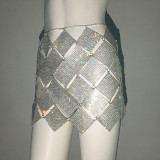 Water Diamond Top Metal Full Diamond Sling Half Skirt Sling