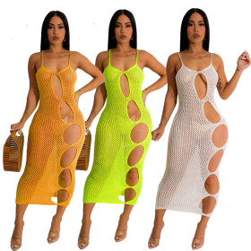 Loophole strap dress