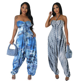Printed Harlan two piece jumpsuit