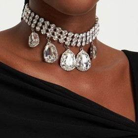 Rhinestone Necklace Necklace