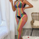 Rainbow New Fun Network Clothes Colorful Alluring One Piece