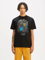 Palm Angel Jungle Forest Printed Short Sleeve T-shirt