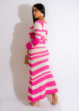 Woolen Knitted Flare Dress