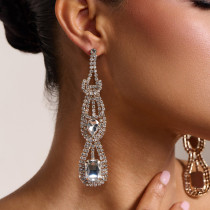 Rhinestone earrings, tassel earrings, and sparkling accessories