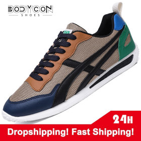 Brand Men Sneakers Breathable Summer Mesh Light Soft Insole Shoes Man Fashion Casual Walking Shoes Slip on Mens 2023 Sneakers
