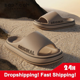 Original Men Slippers Soft Slides Sandals Women Beach Casual Shoes Light EVA  Brand Men Flip-flops Luxury Summer Men's Sandals