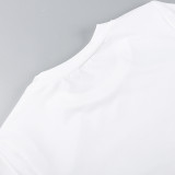 T-shirt Personalized Print Round Neck Short Sleeve