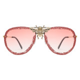 Metal Bee Sunglasses